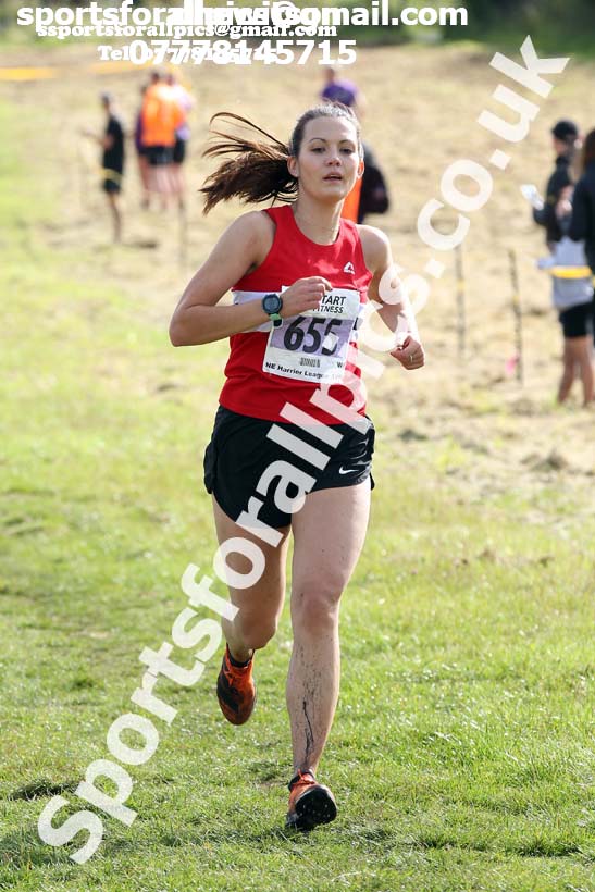 Senior womens 2019 Start Fitness Harrier League, Wrekenton, Gateshead. Photo: David T. Hewitson/Sports for All Pics